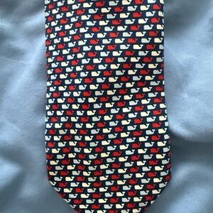 Vineyard Vines Navy Whale Print Tie